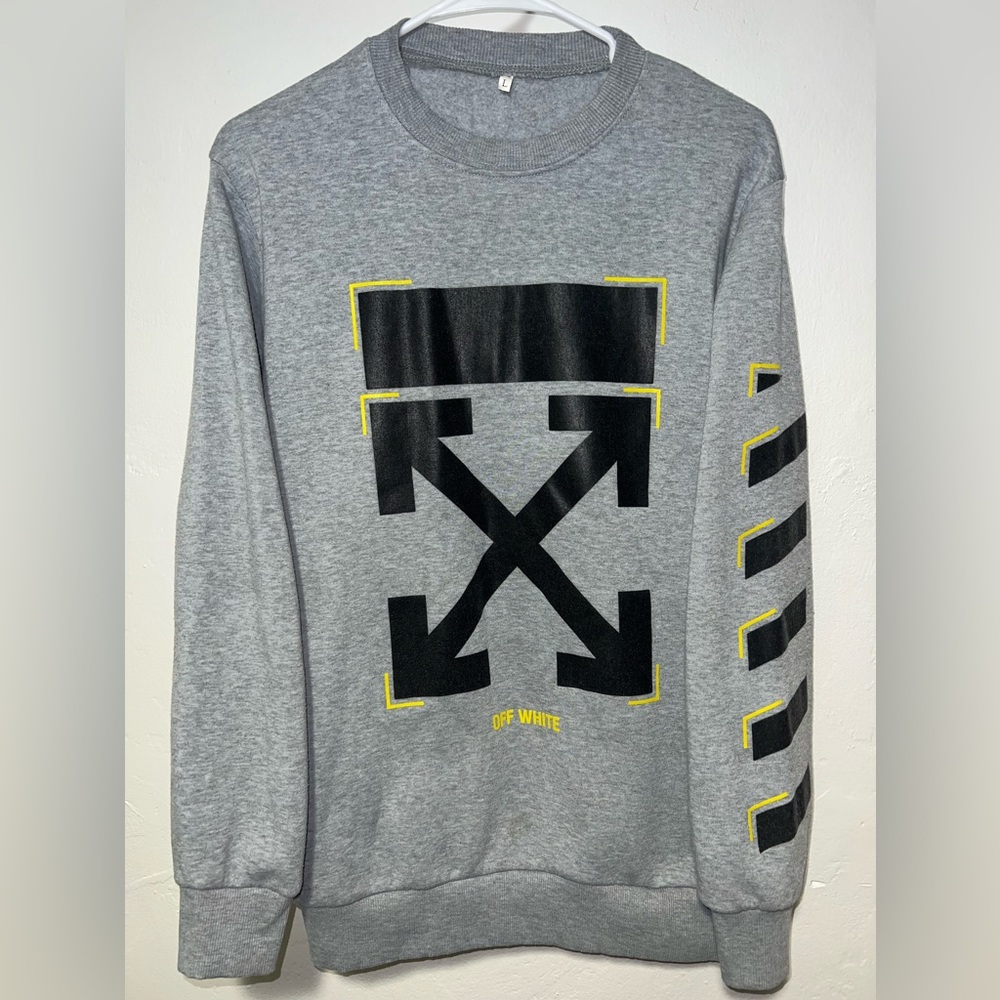 Off-White Gray Sweatshirt